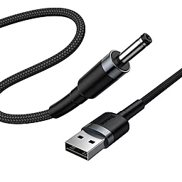 Кабель USB Baseus Cafule DC 3.5mm Cable Black (CADKLF-G1) - миниатюра 4
