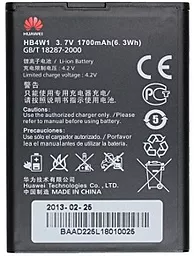 Аккумулятор Huawei G510 / HB4W1 (1700 mAh) 12 мес. гарантии - миниатюра 2