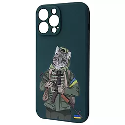 Чехол Wave Ukraine Edition Case iPhone для Apple iPhone 12 Pro Max Military Cat Green