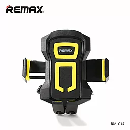 Автодержатель Remax RM-C14 Black/Yellow - миниатюра 3