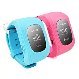 Смарт-часы Smart Baby W5 (Q50) c GPS трекером для приложения WhereYouGo Pink - миниатюра 5