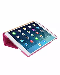 Чохол для планшету JisonCase Microfiber quilted leather case for iPad Air Rose red [JS-ID5-02H33] - мініатюра 3