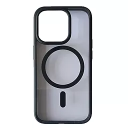 Чехол Rock Guard TRANSPARENT with Magnetic Series for iPhone 15 Pro Max Titanium Black