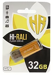 Флешка Hi-Rali 32 GB Stark Series Gold (HI-32GBSTGD)