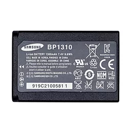 Аккумулятор для фотоаппарата Samsung IA-BP1310 / BP1310 (1200-1400 mAh) - миниатюра 2