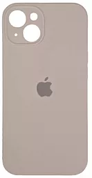 Чехол Silicone Case Full Camera для Apple iPhone 15 Chalk Pink