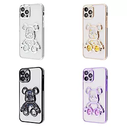 Чехол Shining Bear Case для Apple iPhone 12 Pro Silver - миниатюра 4