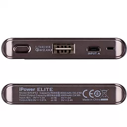 Повербанк Momax iPower Elite+ External Battery Pack 8000mAh QC2.0 Emboss Black (IP52BD) - миниатюра 4