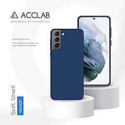 Чехол ACCLAB SoftShell для Samsung Galaxy S21 Blue - миниатюра 4
