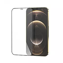 Защитное стекло Hoco Full screen silk screen HD tempered glass set for iPhone 12 Pro Max (G5) Black