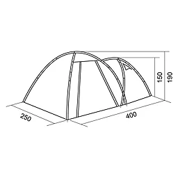 Палатка RedPoint Base 4 (4820152611420) - миниатюра 6