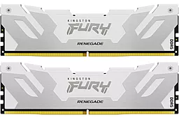 Оперативная память Kingston Fury 32 GB (2x16GB) DDR5 6800 MHz Renegade Silver/White (KF568C36RWK2-32) - миниатюра 3