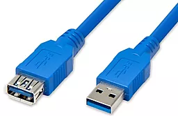Шлейф (Кабель) Atcom USB 3.0 AM/AF 1.8м Blue