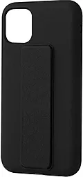 Чехол Epik Silicone Case Hand Holder Apple iPhone 11 Pro Black