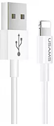 Кабель USB Usams U23 Lightning Cable White (US-SJ283)
