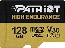 Карта пам'яті Patriot High Endurance 128 GB UHS-1 U3 V30 microSDXC (PEF128GE31MCH)
