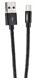 Кабель USB Remax Jewellery 0.5M micro USB Cable Black (RC-058m) - миниатюра 2