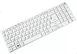 Клавіатура для ноутбуку Acer GW NV55 PB LK11 LV11 TS11 TV11 TV43  біла