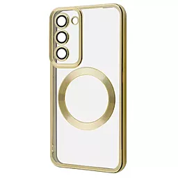 Чехол Wave Metal Color with MagSafe для Samsung Galaxy S23 Gold