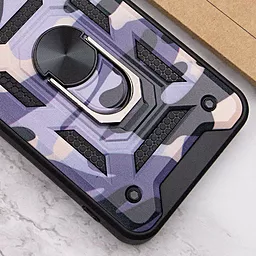 Чехол Epik Camshield Serge Ring Camo для Samsung Galaxy M23 5G / M13 4G Army Purple - миниатюра 4
