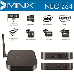 Смарт приставка MiniX NEO Z64 Windows - миниатюра 2