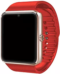 Смарт-часы UWatch Smart GT08 Exclusive Gold with Red strap - миниатюра 3