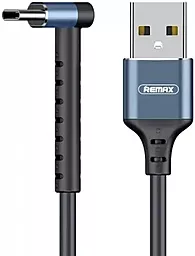 Кабель USB Remax RC-100a Joy Series 2.4A L-type USB Type-C Cable  Black