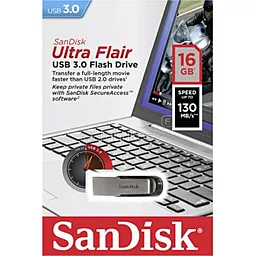 Флешка SanDisk 16GB Ultra Flair USB 3.0 (SDCZ73-016G-G46) - мініатюра 4