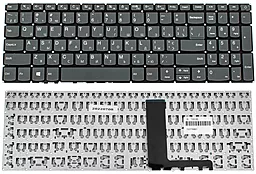 Клавіатура для ноутбуку Lenovo IdeaPad 320-15 series без рамки Original Black