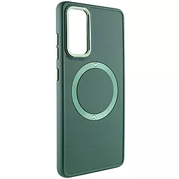 Чехол Epik Bonbon Metal Style with MagSafe для Samsung Galaxy S24 Plus Army Green