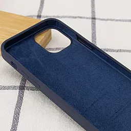 Чехол Silicone Case Full для Apple iPhone 13 Pro Max Midnight Blue - миниатюра 2
