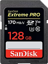 Карта памяти SanDisk SDXC 128GB Extreme Pro Class 10 UHS-I U3 V30 (SDSDXXY-128G-GN4IN)
