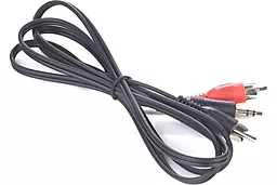 Аудио кабель Gembird Aux mini Jack 3.5 mm - 2хRCA M/M Cable 15 м black (CCA-458-15M) - миниатюра 3