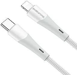 Кабель USB PD Borofone BX60 Superior 20W 3A USB Type-C - Lightning Cable White