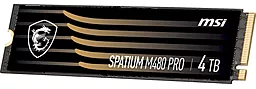 SSD Накопитель MSI Spatium M480 Pro 4TB M.2 NVMe (S78-440R050-P83) - миниатюра 2