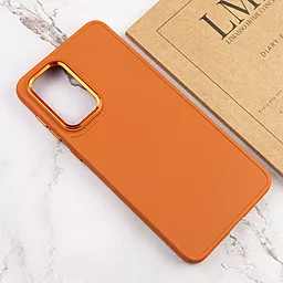 Чехол Epik TPU Bonbon Metal Style для Samsung Galaxy A53 5G Оранжевый / Papaya - миниатюра 4
