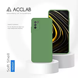 Чехол ACCLAB SoftShell для Xiaomi Poco M3 Green - миниатюра 4