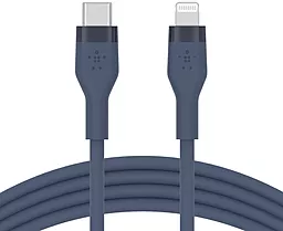 Кабель USB PD Belkin BoostCharge Flex 20W USB Type-C - Lightning Cable Blue (CAA009bt1MBL) - миниатюра 3