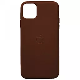 Чохол Apple Leather Case Full for iPhone 12 Pro Max Brown