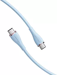 Кабель USB PD Vention silicone 100w 5a 1.5m USB Type-C - Type-C cable light blue (TAWSG) - миниатюра 4
