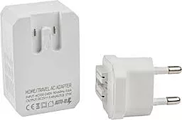 Сетевое зарядное устройство EMY MY-A300 3xUSB 17W 3.4A + micro USB Cable White - миниатюра 3