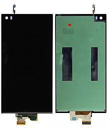 Дисплей LG V20 (F800K, F800L, F800S, H910, H910PR, H915, H918, H990, LS995, US996, VS997) з тачскріном, оригінал, Black