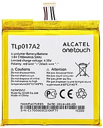 Аккумулятор Alcatel One Touch Fire E 6015X (1700 mAh) 12 мес. гарантии