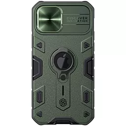 Чохол Nillkin TPU+PC CamShield Armor (шторка камеру) Apple iPhone 12 Pro Max Green
