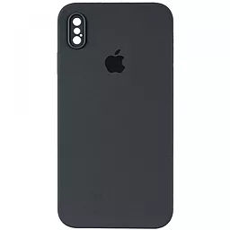 Чехол Silicone Case Full Camera Square для Apple iPhone X, iPhone XS Pabble