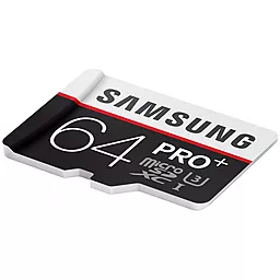 Карта памяти Samsung microSDXC 64GB Pro Plus Class 10 UHS-I U3 + SD-адаптер (MB-MD64DA/RU) - миниатюра 3
