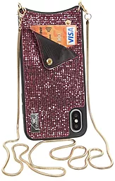 Чехол BeCover Glitter Wallet Apple iPhone XR Pink (703615)