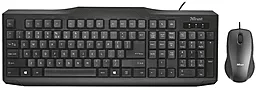 Комплект (клавиатура+мышка) Trust Classicline RU USB (21909) Black