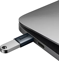 OTG-переходник Baseus Ingenuity Series Mini OTG Adaptor M-F USB Type-C -> USB-A 3.1 Blue (ZJJQ000003) - миниатюра 4