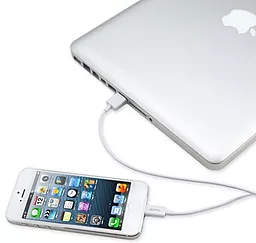 Кабель USB JCPAL Premium Lightning 1m White (JCP6012) White - миниатюра 2